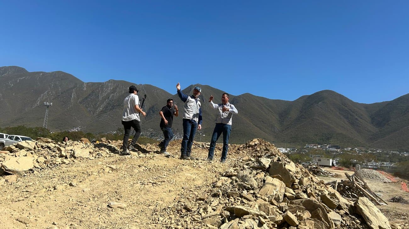 Avanza modernización vial al sur de Monterrey: Reportan 73% de progreso en obras de El Huajuco