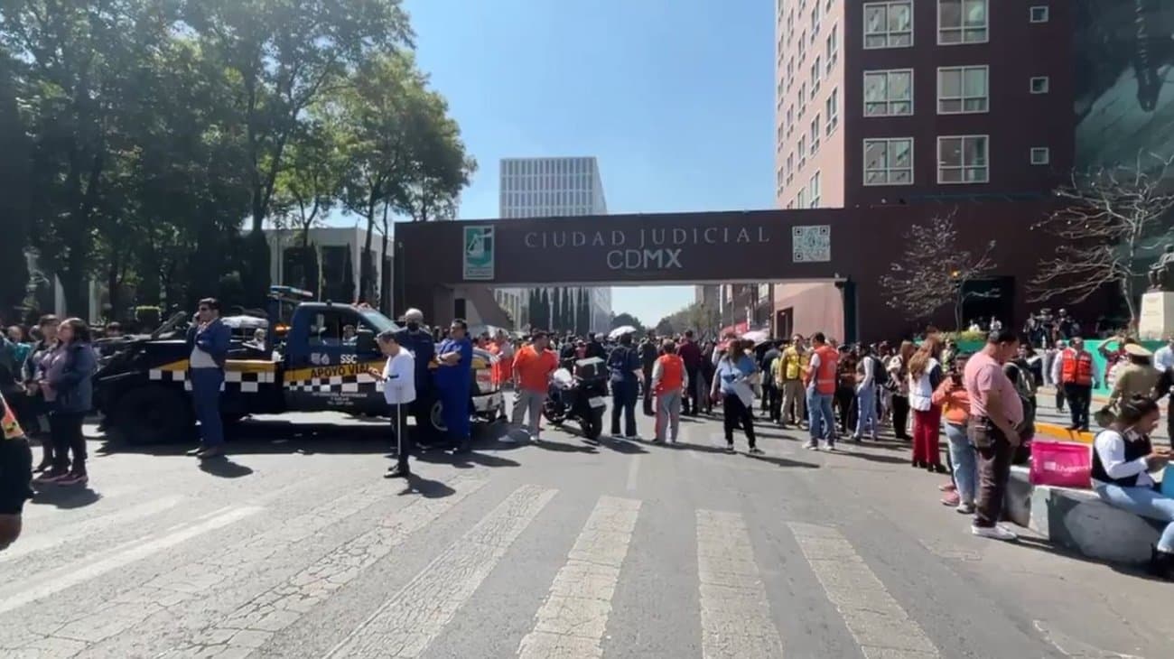 Alarma en la colonia Doctores: Desalojan a 600 personas por amenaza de bomba en juzgados de la CDMX