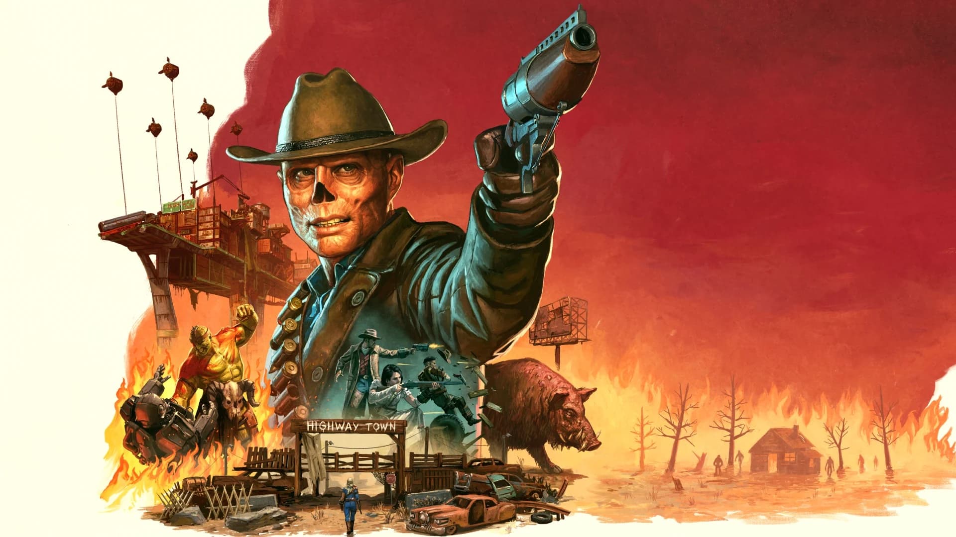 Walton Goggins revela cómo su hijo inspiró la voz de 'The Ghoul' en la nueva expansión de Fallout 76