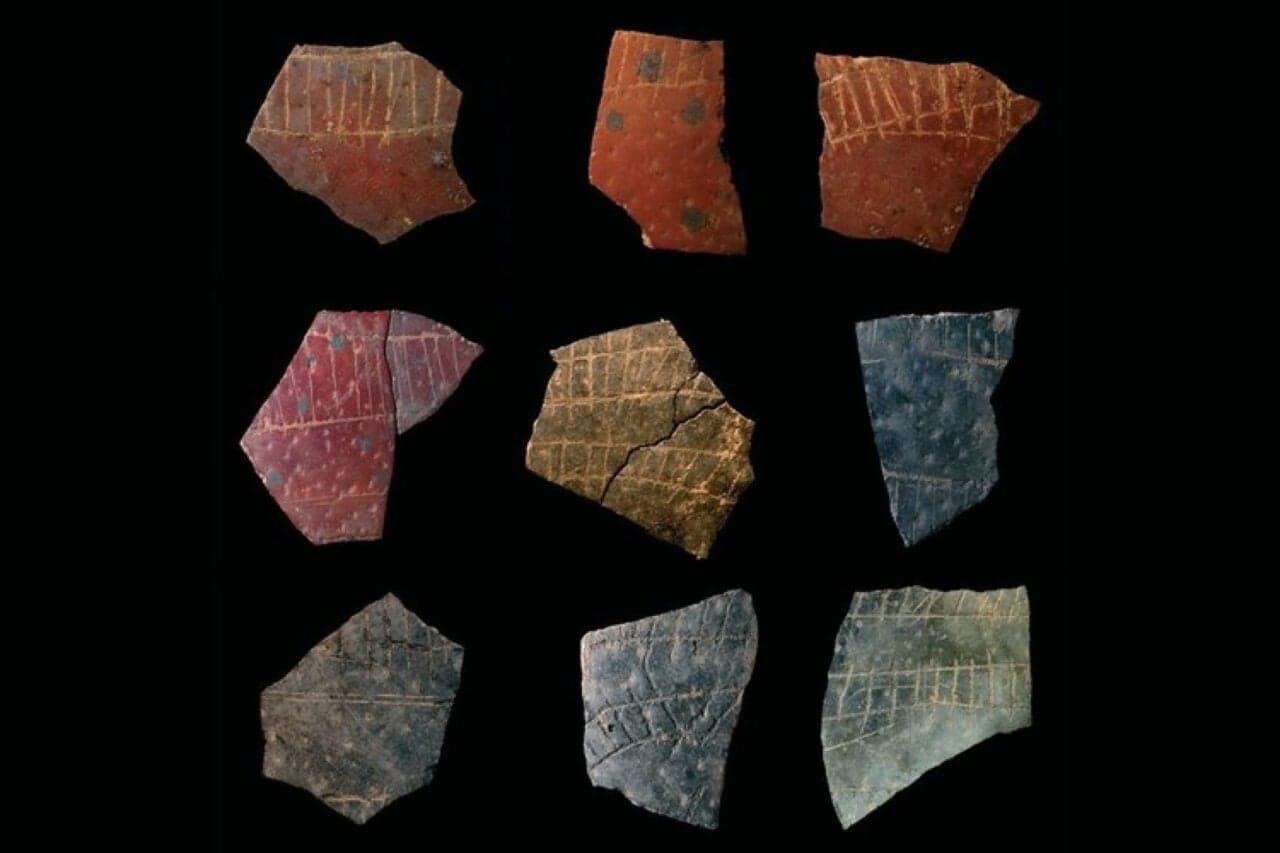 Arte ancestral: Humanos grabaron complejos patrones geométricos en huevos de avestruz hace 60,000 años