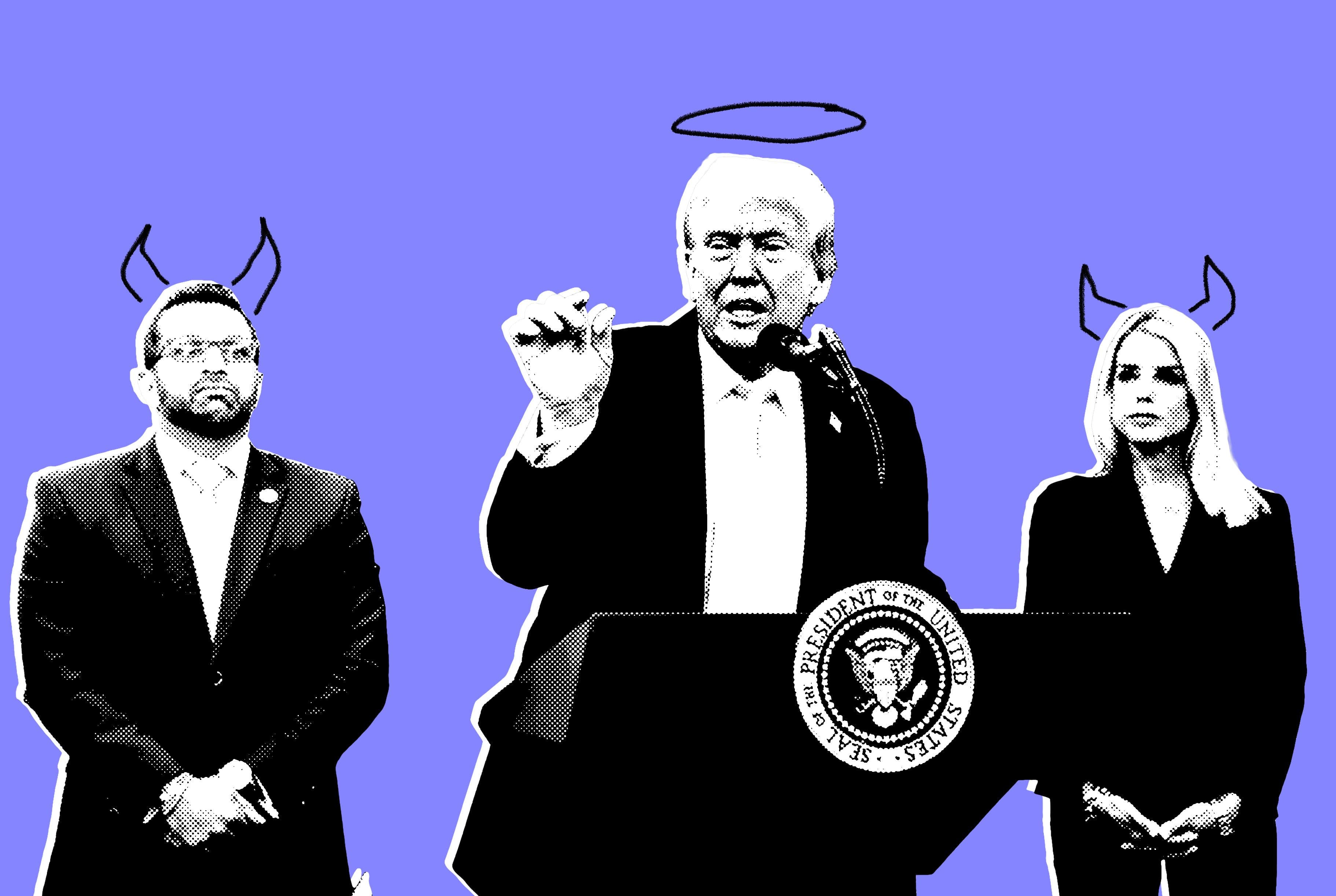 Seguidores de Trump arremeten contra asesores por archivos de Epstein; el expresidente queda exento de críticas