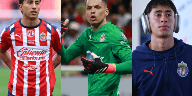 Chivas blinda su plantilla: Omar Govea, Óscar Whalley y Santiago Sandoval renuevan con el Rebaño